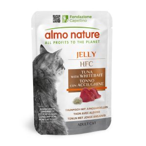 24x55g Jelly Pouch tonnikala & pikkusillit Almo Nature HFC Kissanruoka