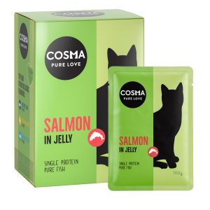 24x100g lohihyytelössä Cosma Original kissanruoka