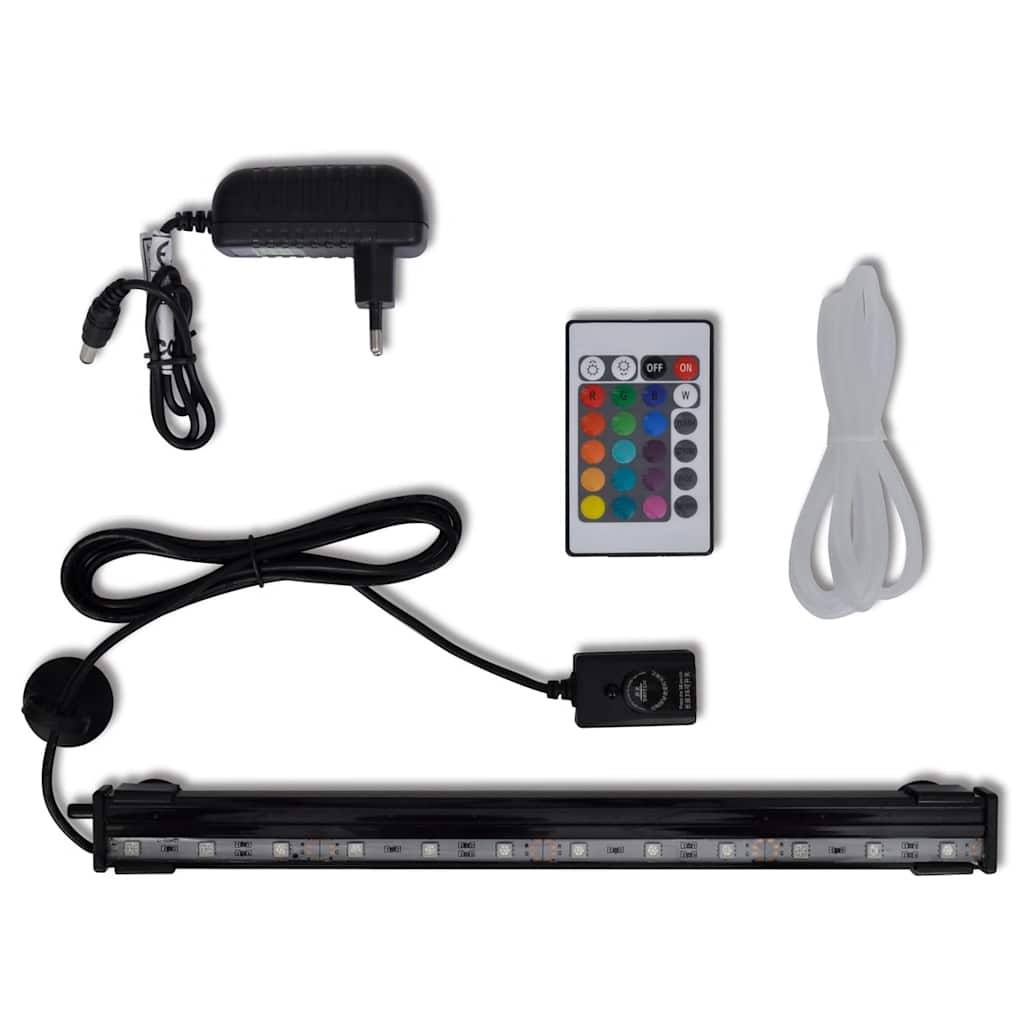 vidaXL LED-akvaariovalaisin kuplatoiminnolla RGB 32 cm