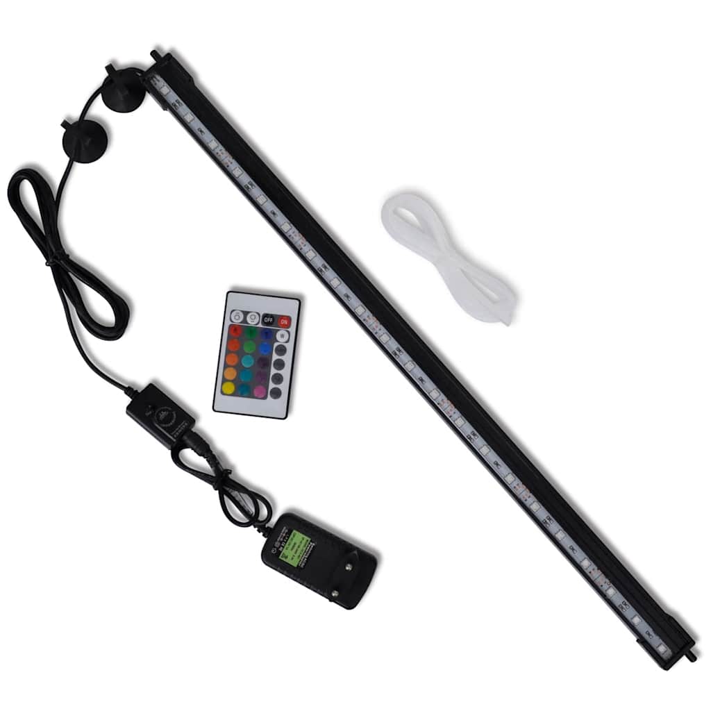 vidaXL LED-akvaariovalaisin kuplatoiminnolla RGB 56,5 cm
