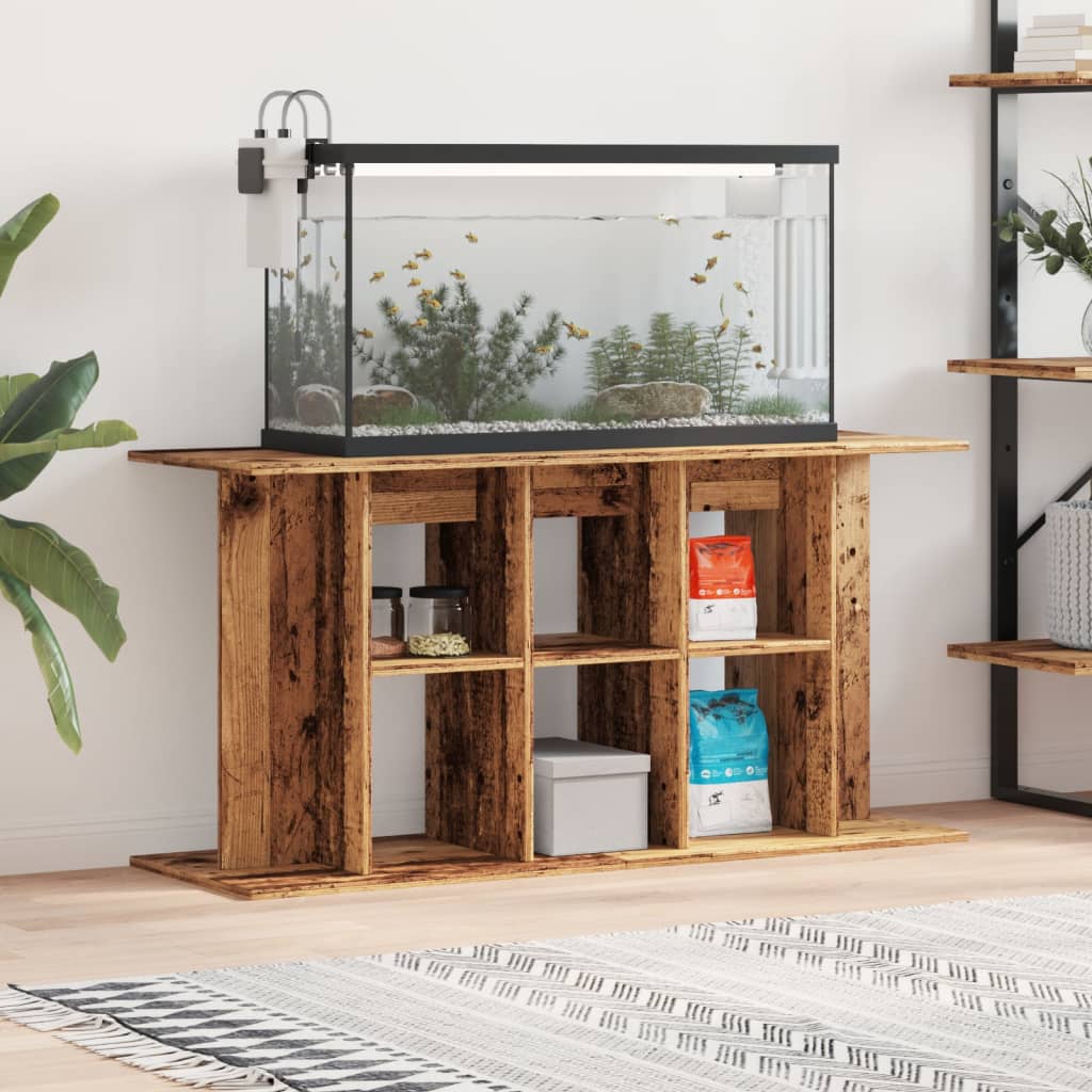 vidaXL Akvaarioteline vanha puu 120x40x60 cm tekninen puu