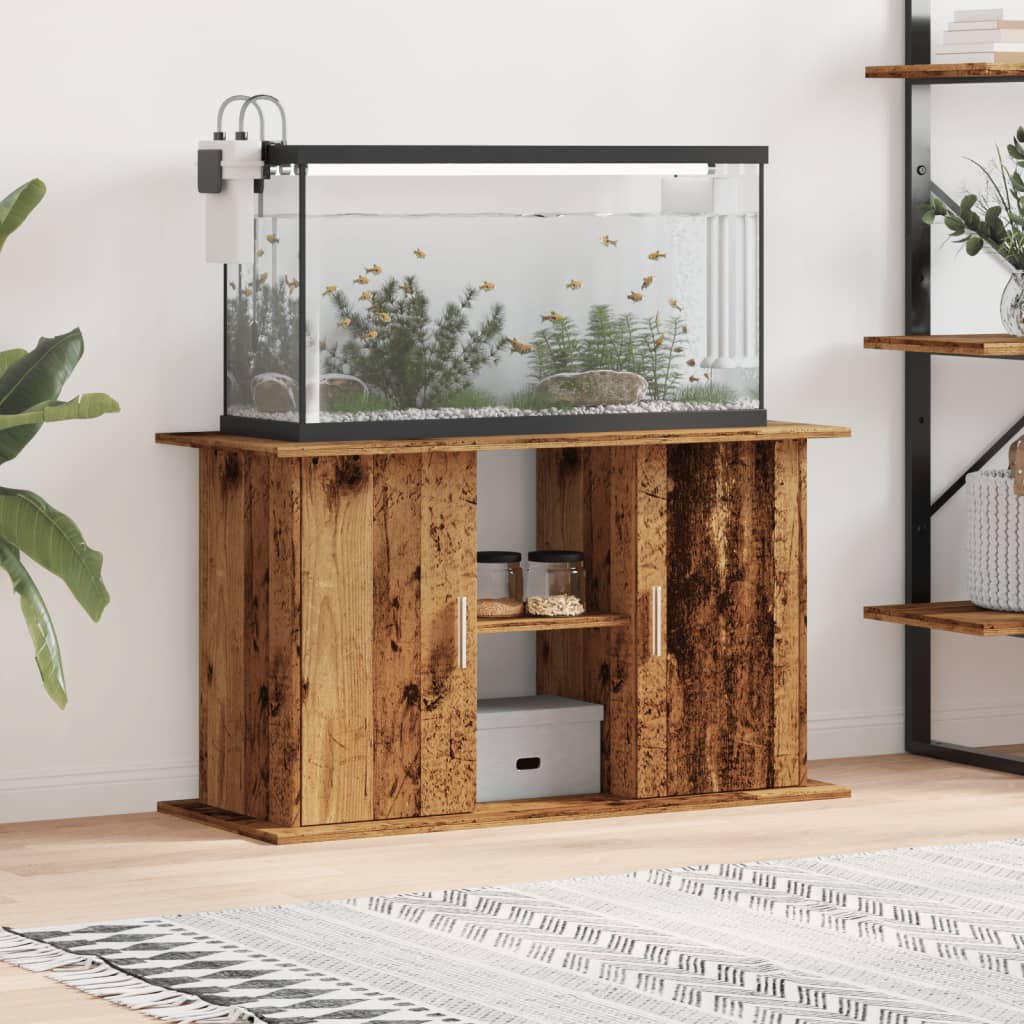 vidaXL Akvaarioteline vanha puu 101x41x58 cm tekninen puu