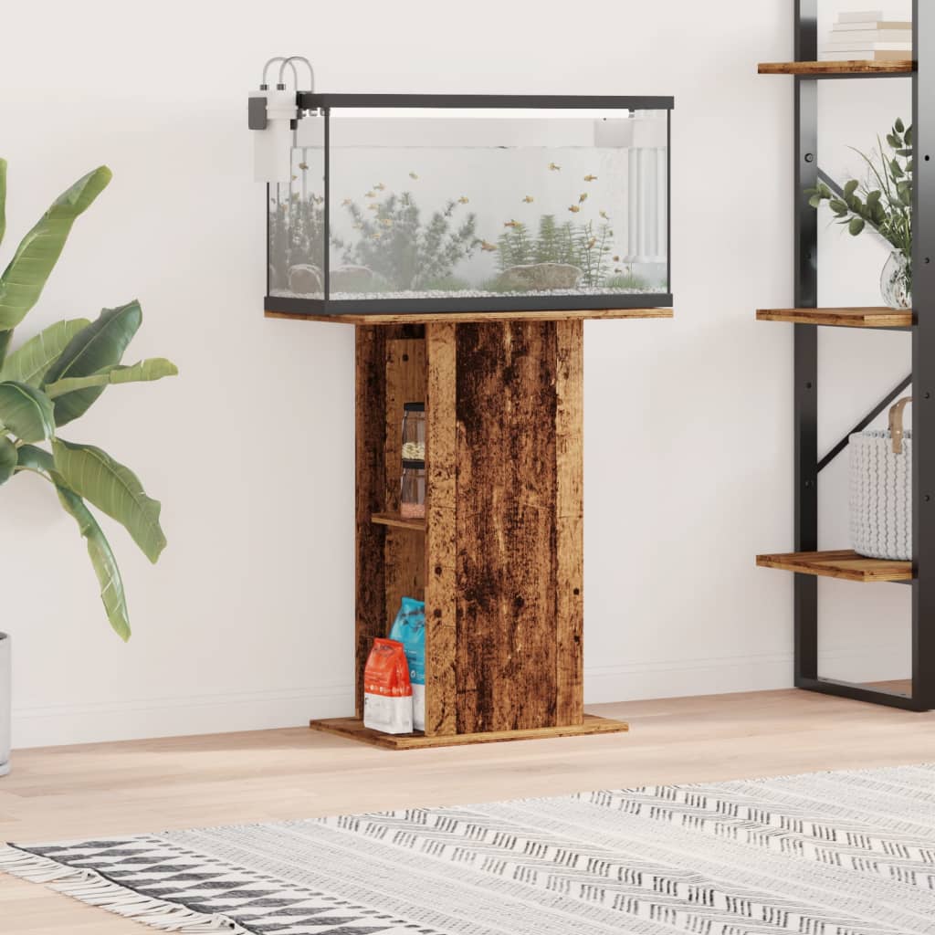 vidaXL Akvaarioteline vanha puu 36x60,5x72,5 cm tekninen puu