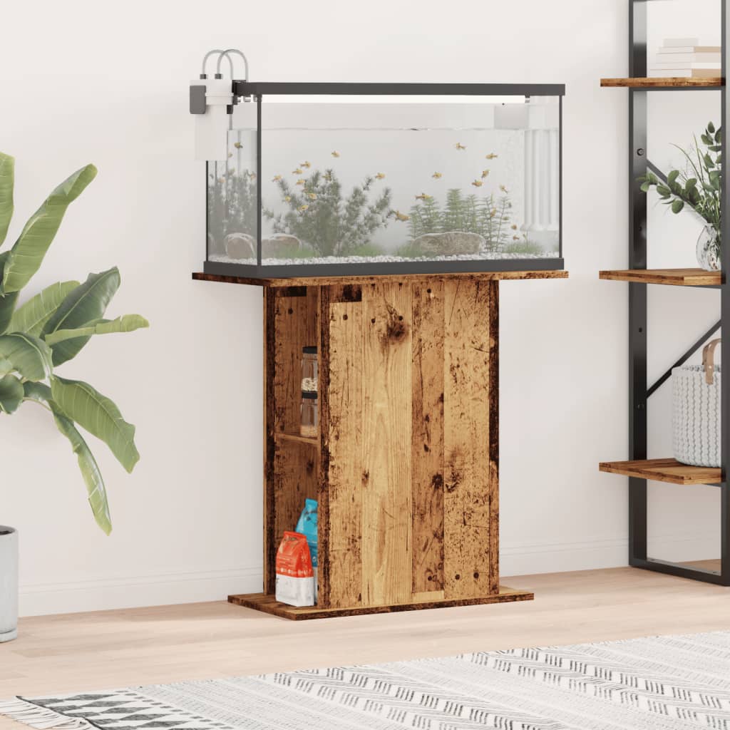 vidaXL Akvaarioteline vanha puu 36x75x72,5 cm tekninen puu