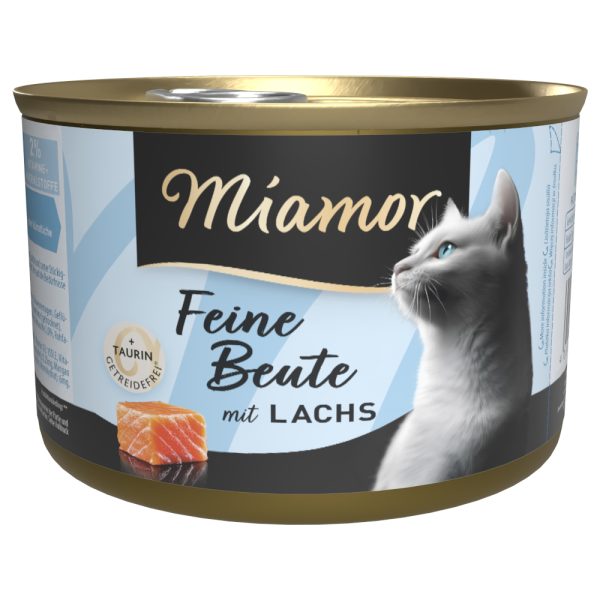 12x185g Feine Beute lohi Miamor kissan märkäruoka