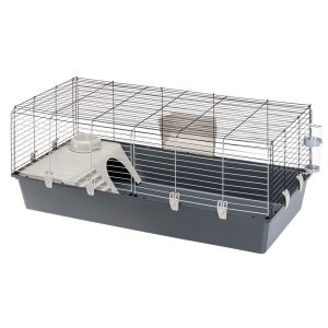 Rabbit 120 pieneläinhäkki harmaa: P 118 x L 58,5 x K 51,5 cm Ferplast