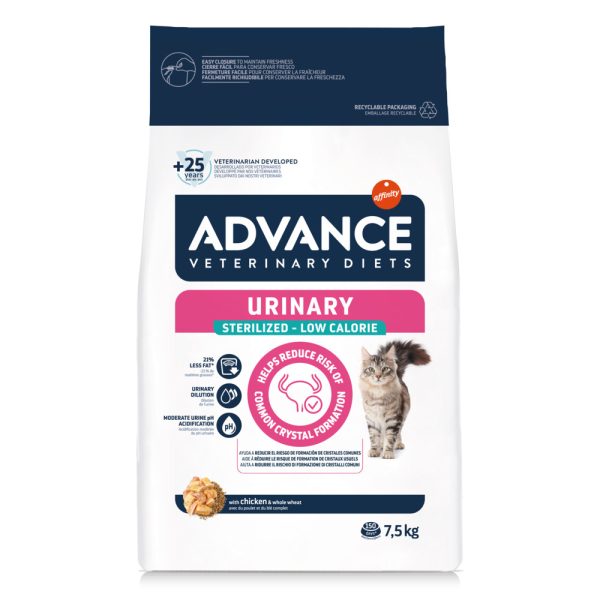 2x7,5kg Urinary Sterilized Advance Veterinary Diets -kissanruoka