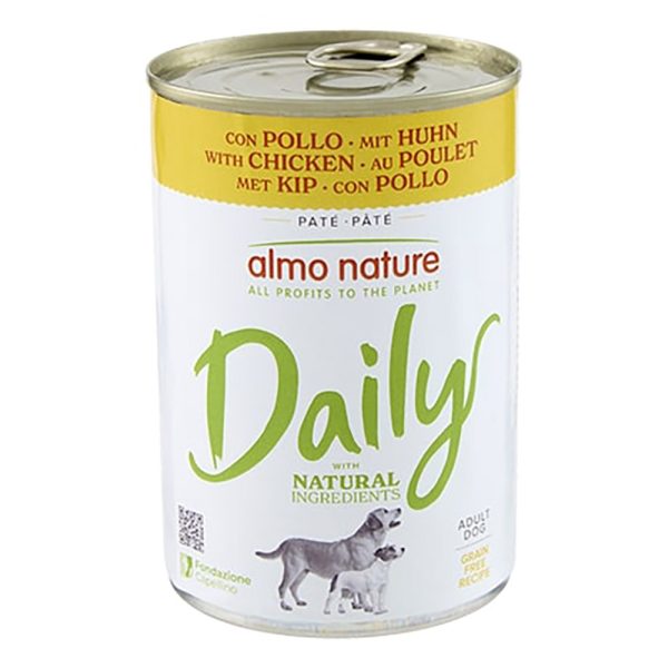 12x400g Daily Dog Kana Almo Nature koiranruoka