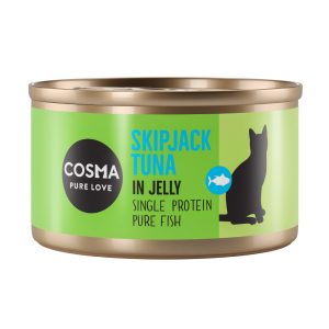 6x85g boniitti-tonnikala hyytelössä Cosma Original kissanruoka