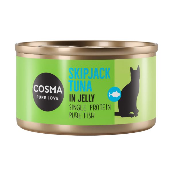 6x85g boniitti-tonnikala hyytelössä Cosma Original kissanruoka