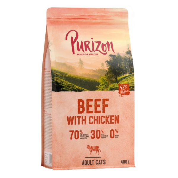 400g Adult Beef & Chicken viljaton Purizon kissan kuivaruoka