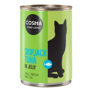 24x100g skipjack-tonnikala annospusseissa Cosma Original kissanruoka