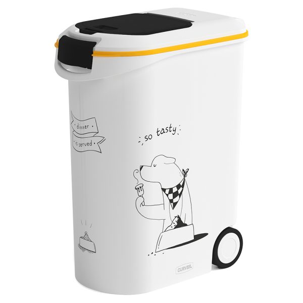 20 kg Curver-kuivaruokasäiliö koiran siluetti