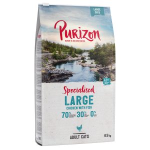 6.5 kg Large Adult Chicken 6 Fish viljaton Purizon kissan kuivaruoka