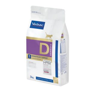 3 kg HPM Cat Dermato D1 Virbac Veterinary kissan kuivaruoka