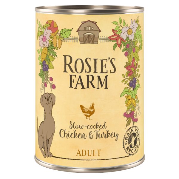 Rosie's Farm kana & kalkkuna koiranruoka