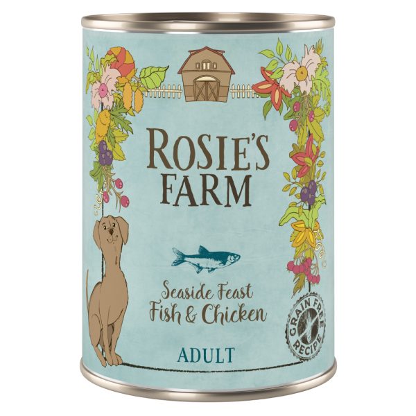 Rosie's Farm Adult kala & kana  koiranruoka