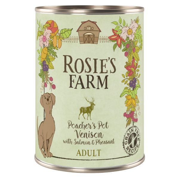 Rosie's Farm Adult peura & fasaani & lohi  koiranruoka