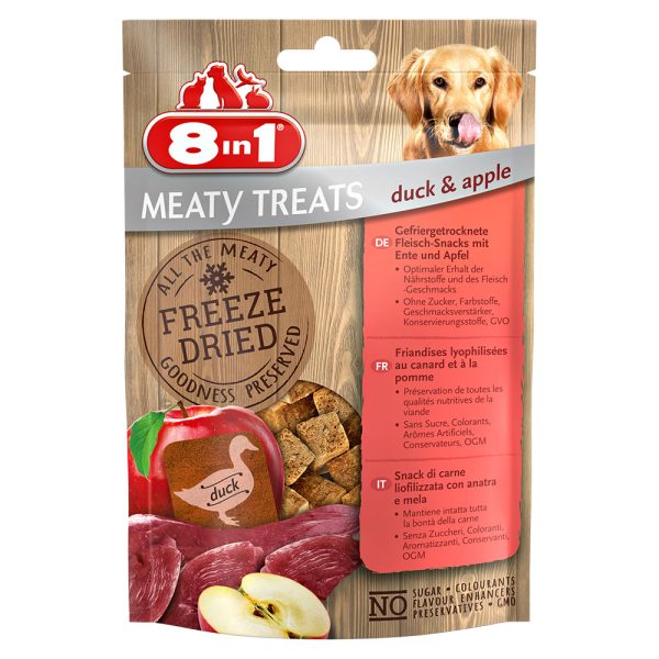 50g Meaty Treats ankka & omena 8in1 koiralle