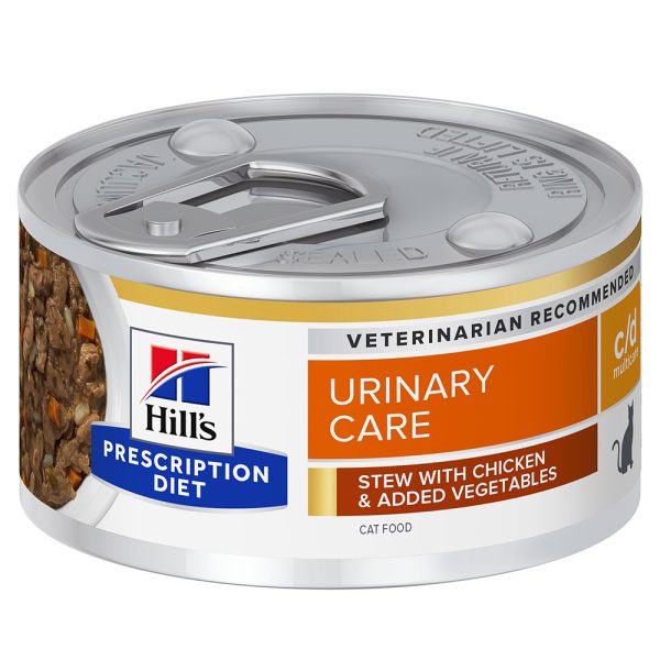 1x82g Hill´s Prescription Diet c/d Urinary Care kana & kasvikset kissanruoka