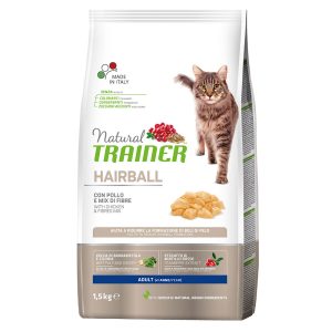 1,5kg Hairball Chicken Natural Trainer kissan kuivaruoka