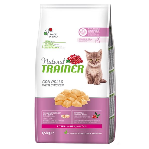 1,5kg Kitten Natural Trainer kissan kuivaruoka