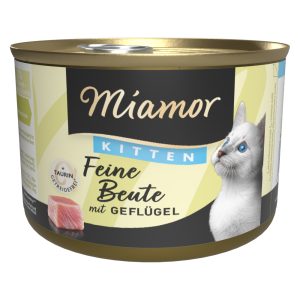 12x185g Feine Beute kitten siipikarja kissan märkäruoka