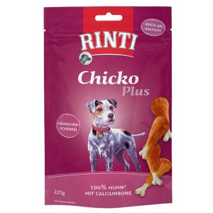 3x80g Chicko Plus kalsiumkanankoivet RINTI koiralle