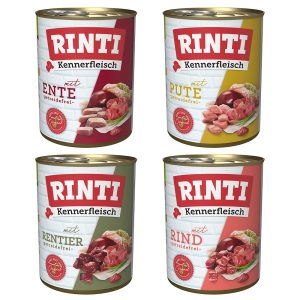 12 x 800g lajitelma 2 RINTI koiran märkäruoka