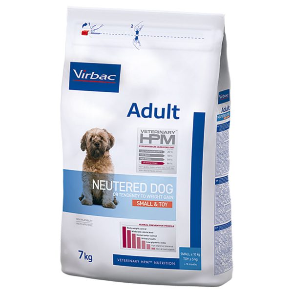 7 kg Virbac Veterinary HPM Dog Aikuisten kastroitujen pienten ja lelujen kuivaruoka