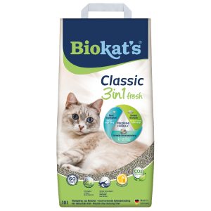 10l Biokat´s Fresh 3in1 Biokat's kissanhiekka