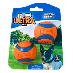 Ultra Ball 2 kpl, Ø 5,1 cm (S) Chuckit koiralle