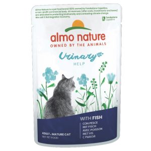 70g Urinary Help 12 x kala Almo Nature Holistic kissan märkäruoka
