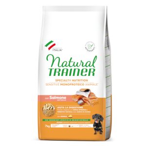 7kg Sensitive No Gluten Adult Small with Salmon Trainer Natural Dry Dog Food -kuivaruoka