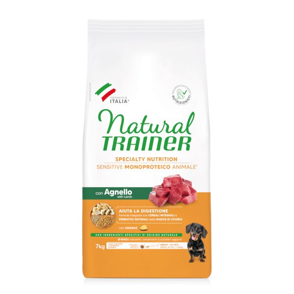 7 kg Natural Trainer Sensitive No Gluten Adult Mini Lamb Koiranruoka kuivana