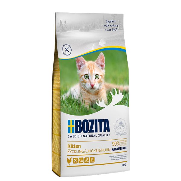 10kg Grainfree Kitten Bozita kissan kuivaruoka
