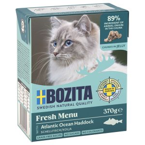 6x370g Tetra Chunks in Jelly, kolja Bozita kissan märkäruoka