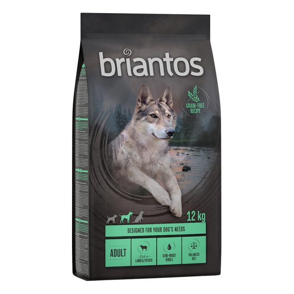 12 kg Adult Lamb & Potato (viljaton) 12 kg Briantos-koiranruoka
