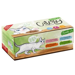 96x100g kastikkeella, monta makua Catessy kissan märkäruoka