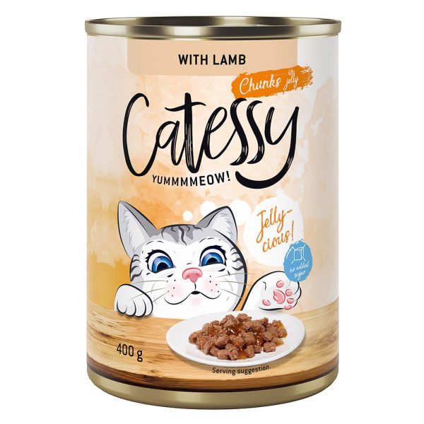 Catessy hyytelöllä -säästöpakkaus 12 x 400 g - lammas