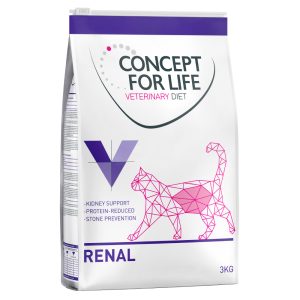 3kg Veterinary Diet Renal Concept for Life kissan kuivaruoka