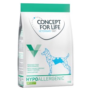 1kg Veterinary Diet Hypoallergenic Insect Concept for Life koiranruoka