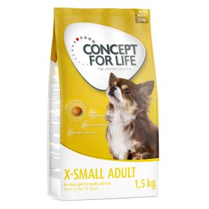 1,5kg Concept for Life X-Small Adult kissanruoka