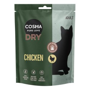 400g Extruded kana Cosma kissan kuivaruoka