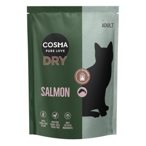 2kg Extruded lohi Cosma kissan kuivaruoka