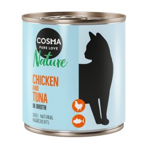 12x280g Nature kananrinta & tonnikala Cosma Kissanruoka