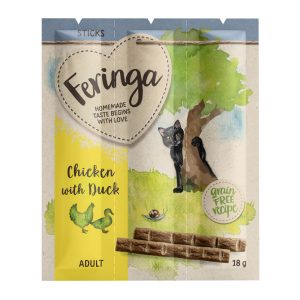 Sticks Chicken & Duck 3 x 3 kpl Feringa kissalle