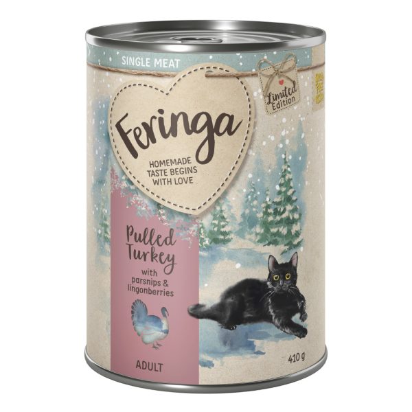 12x410g Single Meat Pulled Turkey ja palsternakka talvipakkaus Feringa