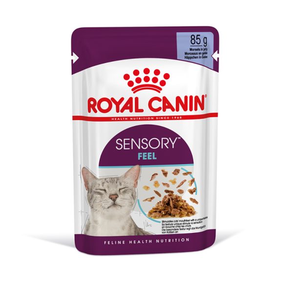 12x85g Sensory Feel hyytelössä Royal Canin kissan märkäruoka