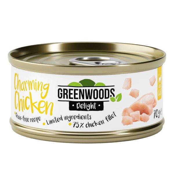 48x70g Delight kanafilee Greenwoods-kissanruoka